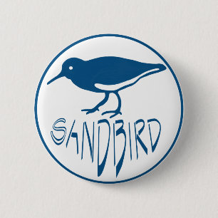 Sandbird 6 Cm Round Badge