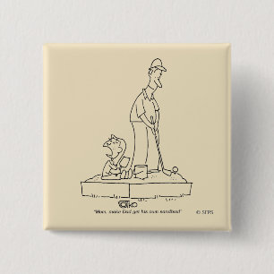 Sandbox 15 Cm Square Badge