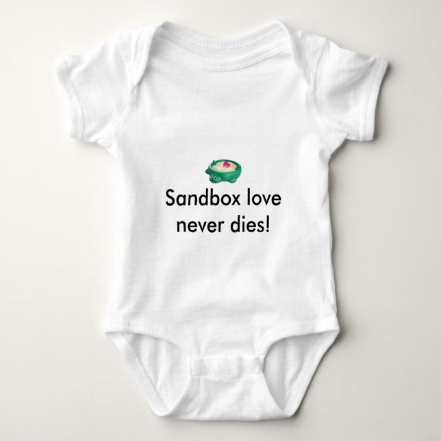 Sandbox Love Baby Bodysuit (Front)