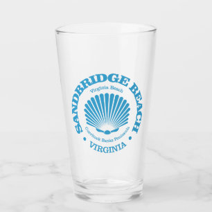 Sandbridge Beach (seashell) Glass