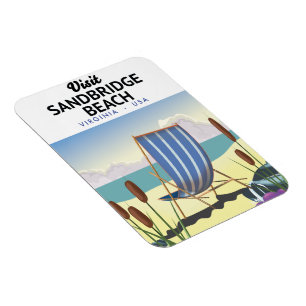 Sandbridge Beach Virginia USA, Magnet