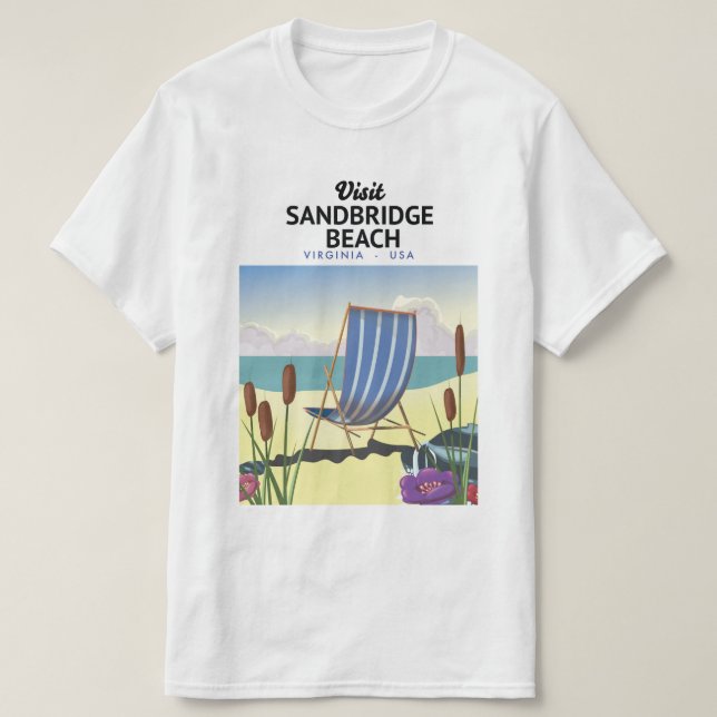 Sandbridge Beach Virginia USA, T-Shirt (Design Front)