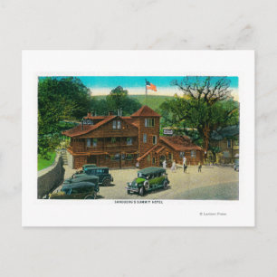 Sandburg's Summit Hotel on Ridge Route Postcard