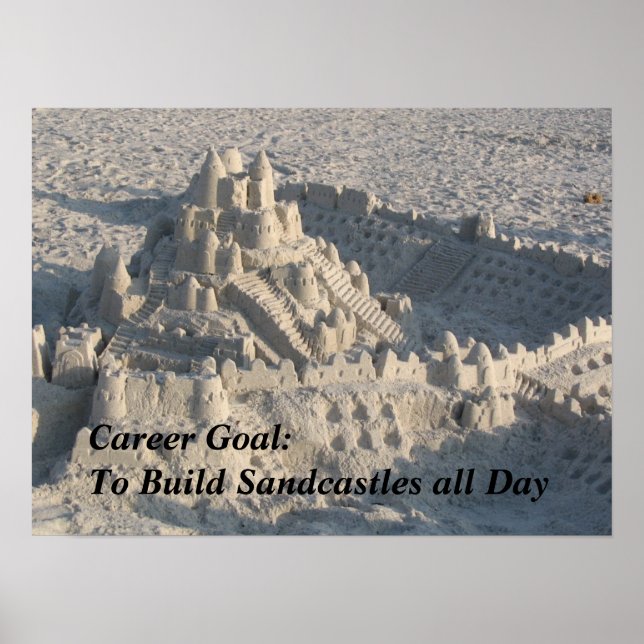 Sandcastle Career Goal Poster (Front)