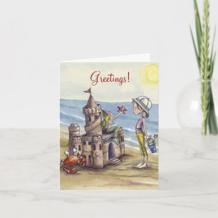 Sandcastle Magic notecard