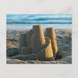 Sandcastle postcard