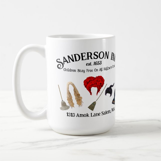 Sanderson Inn Halloween Mug (Left)