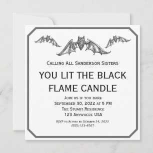 Sanderson Sister Halloween Invitation