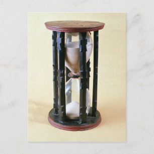 Sandglass, 17th century postcard