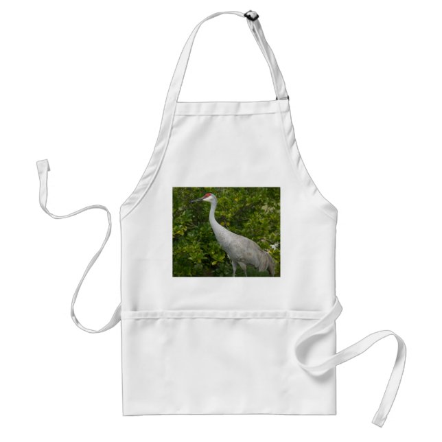 Sandhill Crane Bird Photo Standard Apron (Front)