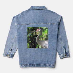 Sandhill Crane Denim Jacket