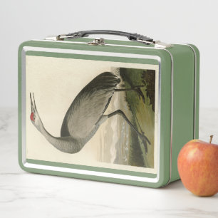 Sandhill Crane from Audubon's Birds of America Metal Lunch Box