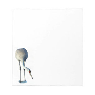 Sandhill Crane Photo Stationery Notepad