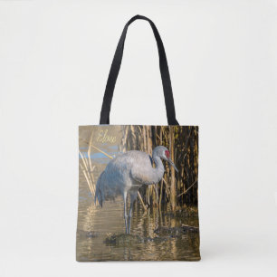 Sandhill Crane Tote Bag