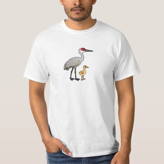 Sandhill Crane with Chick T-Shirt (Front)