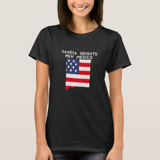Sandia Heights USA State America Travel New Mexica T-Shirt