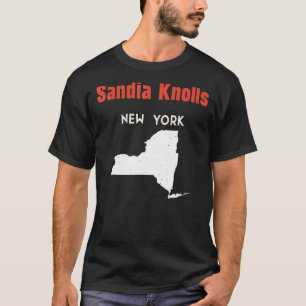 Sandia Knolls New York USA State America Travel Ne T-Shirt