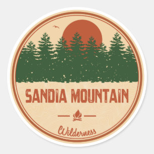 Sandia Mountain Wilderness Classic Round Sticker