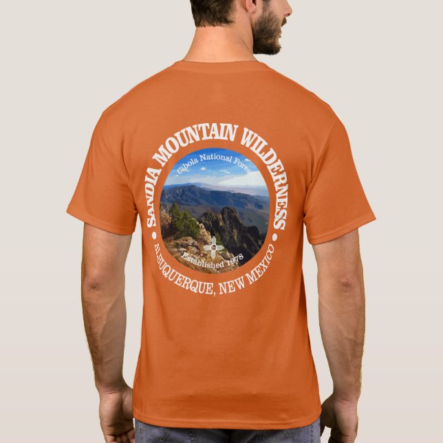 Sandia Mountain Wilderness T-Shirt (Back)