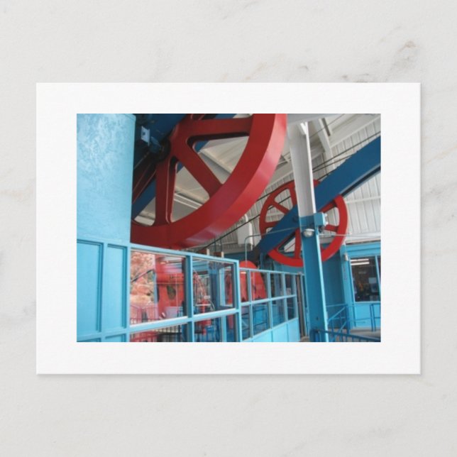 Sandia Peak Aerial Tramway Postcard (Front)