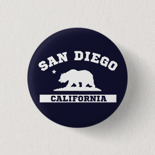 Sandiego California 3 Cm Round Badge