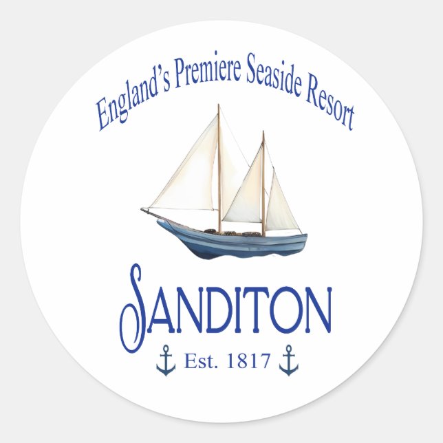 Sanditon Seaside Resort Sticker (Front)