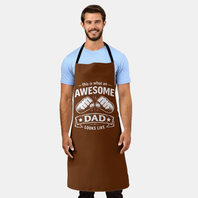 SANDJEST Funny Apron for Dad - Birthday Father’s D (Worn)