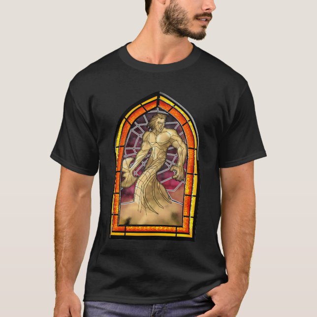 Sandman Stained Glass  T-Shirt (Front)