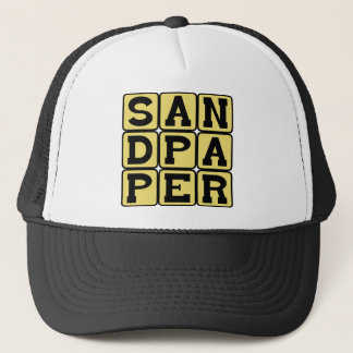 Sandpaper, Woodworker's Tool Trucker Hat