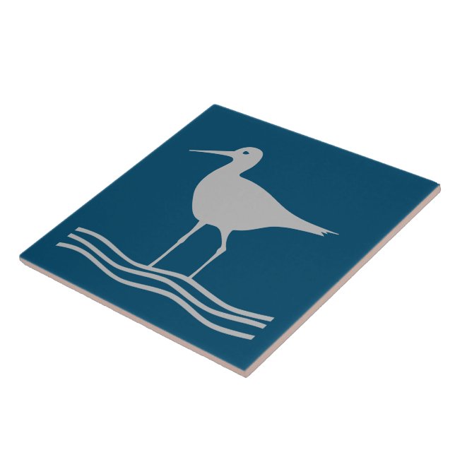 Sandpiper Bird Digital Tile (Side)
