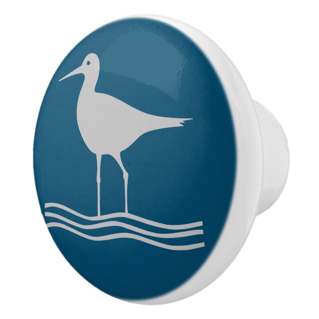 Sandpiper Ceramic Knob (Right)