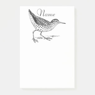 Sandpiper Shorebird Thunder_Cove Post-it Notes