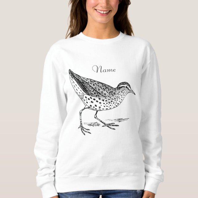 Sandpiper Shorebird Thunder_Cove Sweatshirt (Front)