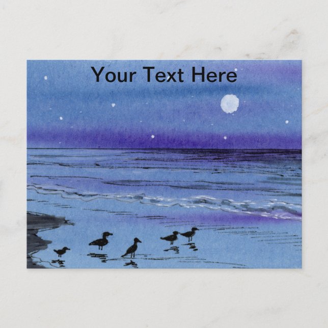 Sandpipers Postcard (Front)