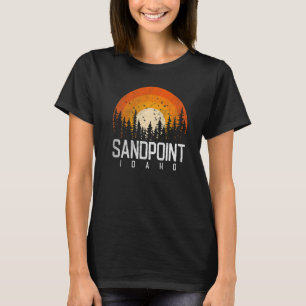 Sandpoint Idaho ID  Retro Vintage 70s 80s 90s T-Shirt