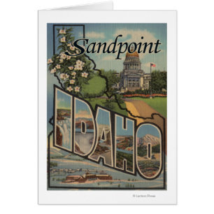 Sandpoint, Idaho - Large Letter Scenes