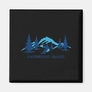 Sandpoint idaho ski resort skiing skier magnet