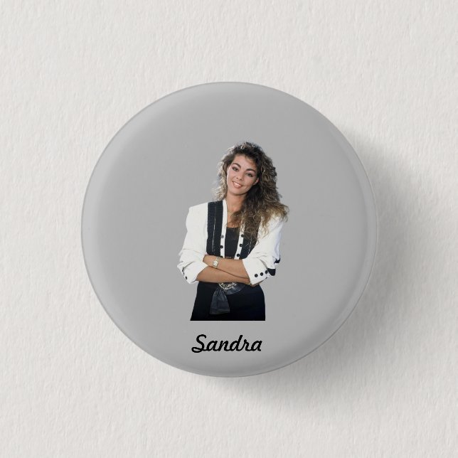  Sandra Badge rond 2,50 cm (Front)