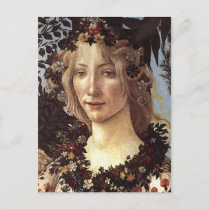 Sandro Botticell - Spring - Flora's avata Fine Art Postcard