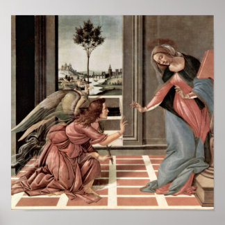 Sandro Botticelli - Annunciation Poster