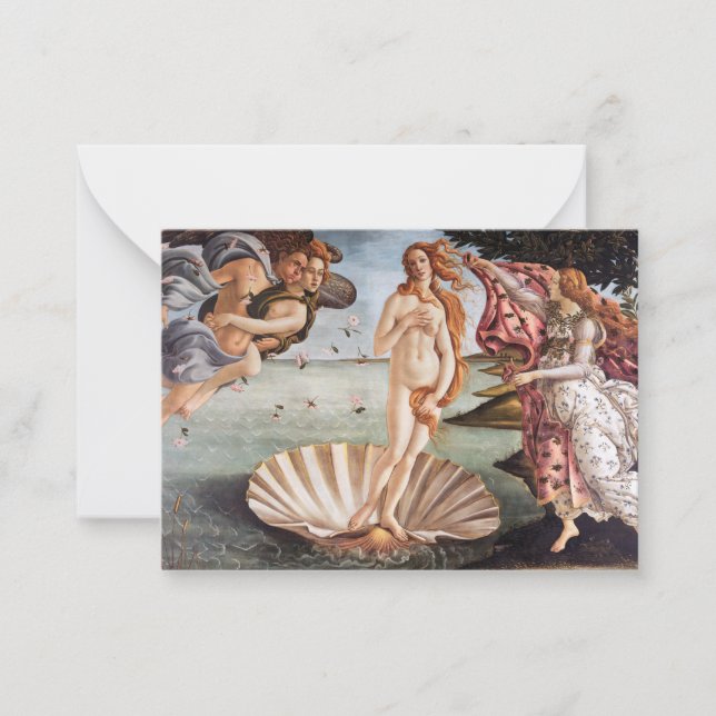 Sandro Botticelli - Birth of Venus Card (Front)