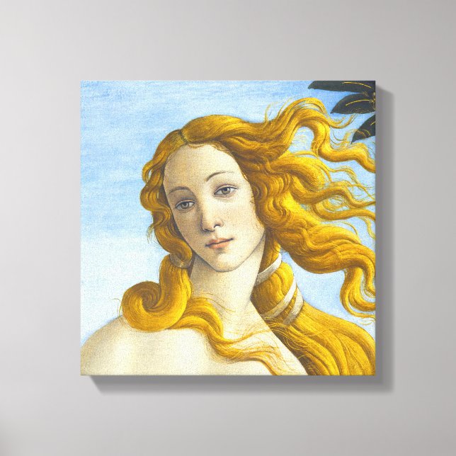 Sandro Botticelli - Birth of Venus Close-up Canvas Print (Front)