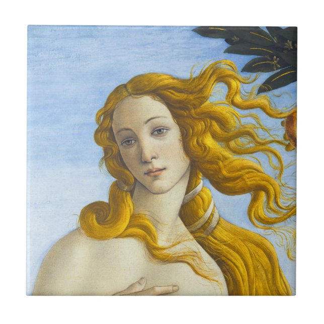 Sandro Botticelli - Birth of Venus Close-up Tile (Front)