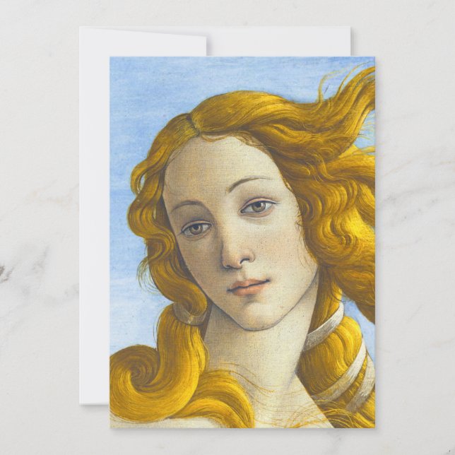 Sandro Botticelli - Birth of Venus Detail Thank You Card (Front)