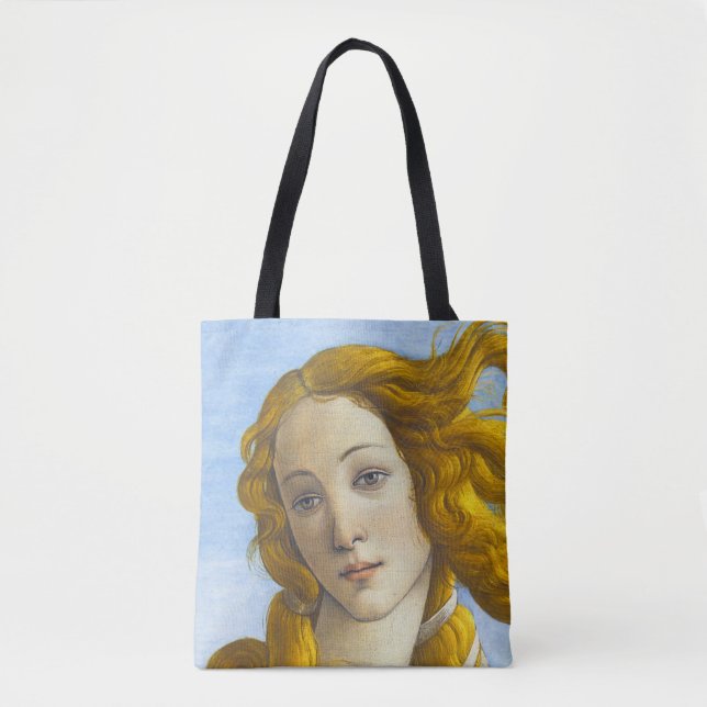 Sandro Botticelli - Birth of Venus Detail Tote Bag (Front)