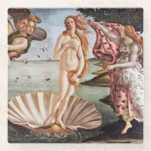 Sandro Botticelli - Birth of Venus Glass Coaster