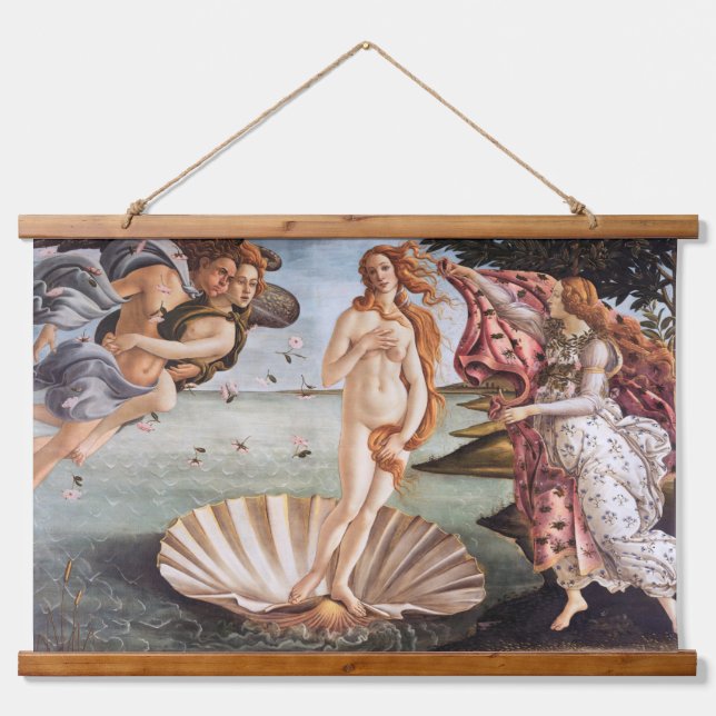 Sandro Botticelli - Birth of Venus Hanging Tapestry (Front)