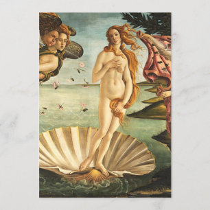 Sandro Botticelli Birth Of Venus Invitation