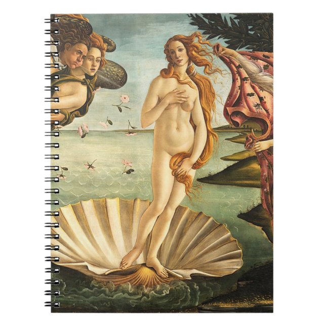 Sandro Botticelli Birth Of Venus Notebook (Front)