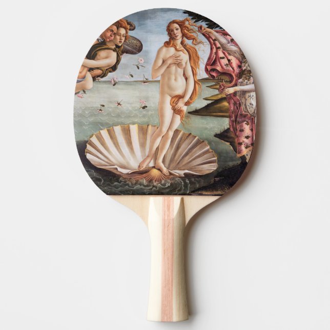 Sandro Botticelli - Birth of Venus Ping Pong Paddle (Front)